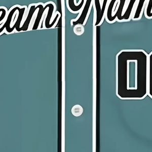 Jersey de Béisbol con Estampado Digital, 100% Poliéster, Transpirable, con Cierre Completo de Botones y Ribete en Contraste, Precio al por Mayor - Product Image 5