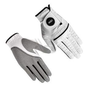 Gants de golf pour hommes en cuir souple, fabrication professionnelle, impression de logo personnalisé, matériaux de qualité supérieure, prix de gros. - Product Image 2