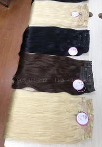 Extensions de cheveux 100% humains, clips, haute qualité, doux, prix de gros - Product Image 4