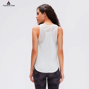 Hauts de sport de luxe pour femmes, débardeurs de sport dos nageur, t-shirts de yoga respirants, débardeurs de course athlétiques, vêtements de gym sans manches - Product Image 3