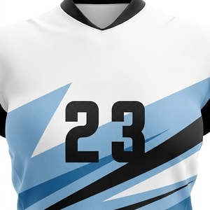 Conjunto de Uniforme de Voleibol para Mujer, Diseño Sublimado a Rayas, Absorbente de Humedad, Manga Corta Ajustada, Ropa Deportiva para Todas las Temporadas - Product Image 5