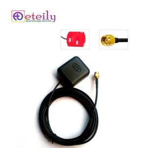 Antena Magnética ETEILY GPS/GLONASS L1+L2 para Automóvil, Cable RG174 (L-3Mtr) + Conector SMA Macho |   Antena Activa GNSS de Material ABS - Product Image 1