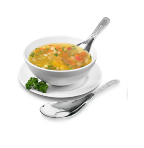 Stainless Steel Soup <b>Spoon</b> With Mirror Polish and Short Handle For Wedding <b>Table</b> Decor Rice Soup <b>Spoon</b> Use - Product Image 1