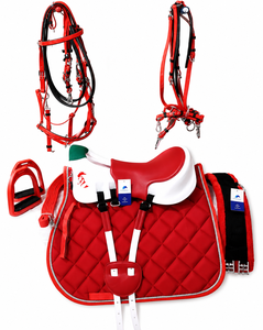 Sillín de Endurance BLUHORSE Horse Snap, Conjunto Completo, Hecho a Mano, Cuero Sintético, Modelo de Fibra Duradera para Equitación Inglesa - Product Image 1
