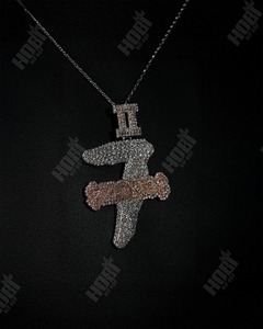 Moissanite Luxury Party <b>Pendant</b> Necklace 925 Sterling <b>Silver</b> Iced Hip Hop Customized for Women Men's - Product Image 2