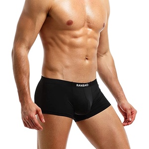 Di Vendita caldo U Convesso Rigonfiamento Della Biancheria Intima Prezzo Basso Grande Formato di Vibrazione Pantaloni Servizio Su Ordinazione di Lusso Modellamento Del Corpo del Pugile degli uomini slip - Product Image 1