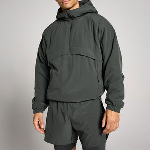 Affordable Price Custom Solid Color Men <b>Lightweight</b> <b>Running</b> <b>Jacket</b> and Shorts Sportswear Set - Product Image 5