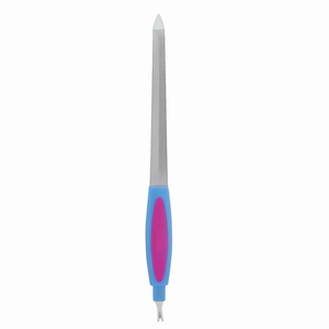Plastic Handle Nail Buffer Sanding Polishing Manicure Nail <b>Files</b> <b>Paper</b> Sand Buffer Double-Sided Nail <b>File</b> and Buffer - Product Image 1