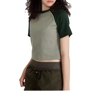 T-shirts courts pour femmes de haute qualité, coupe ample, en coton, vêtements de yoga écologiques, séchage rapide, respirants, manches courtes, fitness - Product Image 6