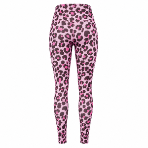 Leggings de Yoga de Cintura Alta con Estampado de Leopardo para Mujer, Pantalones de Yoga Elásticos, Leggings de Gimnasio, Ropa Deportiva, Pantalones de Running OEM - Product Image 3