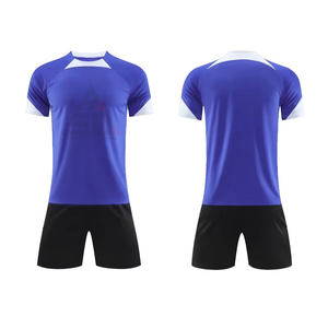 Uniformes de Fútbol en Stock, 100% Poliéster, Estampados, Servicio OEM, Hechos en Pakistán, Secado Rápido, Transpirables, Cuello Redondo, Para Todas las Temporadas - Product Image 3