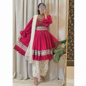 Robe de festival pour femme, style Kuchi afghan, vintage, longue, en dentelle, faite main, brodée, traditionnelle, tribale, lavable, avec boutons, collection 2026 - Product Image 4