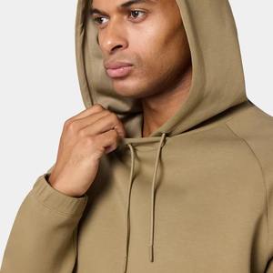 Sudadera con Capucha Negra para Hombre, Felpa Suave, Poliéster/Algodón, Estilo Casual, para Invierno - Product Image 5