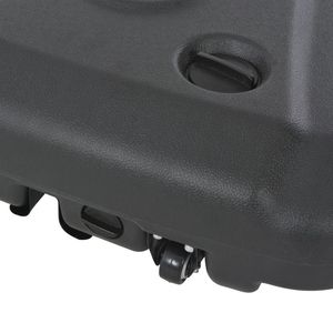 Base per Ombrellone Standard in Plastica Nera, Design Rettangolare per Ombrelloni da Patio e Basi - Product Image 4