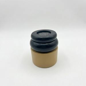 Brûleur à Bakhoor en Bois de Luxe Zen, Base Cylindrique Dorée, Mabkhara Moderne Ronde en Bois pour Encens Oud, Décoration Maison Yoga, Coffret Cadeau Ramadan - Product Image 5