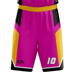 ชุดบาสเก็ตบอลดีไซน์ใหม่ ขายดี ชุดบาสเก็ตบอลเด็ก แห้งเร็ว ผลิตจากโพลีเอสเตอร์ 100% - Product Image 6