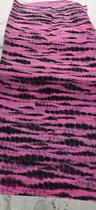Tissu en mousseline tie-dye soudanais 100 % polyester, léger et transparent, pour vêtements féminins et sari - Product Image 2
