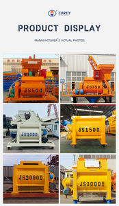 Malaxeur à béton à double arbre Js1500 de grande capacité avec élévateur - Product Image 6