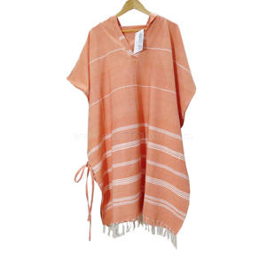 100% Cotton Turkish Golf <b>Towel</b> Hooded <b>Bath</b> Wrap Beach Fouta <b>Striped</b> Pattern Different Style Indian Manufacturer - Product Image 6