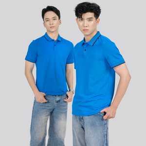 Chất Lượng Cao Người Đàn Ông Của Phụ Nữ Của Polo T-Shirt 260 GSM <span class=keywords><strong>Poly</strong></span> Spandex Căng Ra Golf Văn Phòng Tùy Chỉnh In Nhanh Chóng Vận Chuyển - Product Image 2