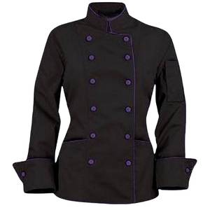 Conjunto de Uniforme de Cocina 100% Algodón, Chaqueta de Chef Transpirable de Manga Larga y Pantalón, Ropa de Trabajo para Restaurante y Hotel, Venta al Por Mayor - Product Image 4