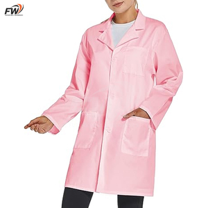 Prix de gros : Tenue médicale pour femme, Blouse chirurgicale, Blouse de laboratoire avec poches, Tenue dentaire, Uniforme vétérinaire, Articles d'allaitement doux - Product Image 4