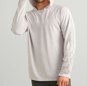 Hoodie de pêche pour hommes tendance, fournisseur en gros, nouveau design, protection solaire, respirant, séchage rapide, manches longues - Product Image 2