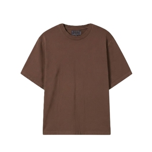 Camiseta de Hombre 100% Algodón, Corte Cuadrado, Cuello Redondo, Manga Corta, Lisa, Transpirable, Estilo Urbano, Informal, para Verano - Product Image 4