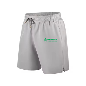 Pantalones Cortos Deportivos Casuales de Verano para Hombre, de Lona/Cotton, Cintura Alta, Cierre con Cordón, Secado Rápido, Logotipo Bordado en 3D en la Parte Delantera, Personalizados - Product Image 4