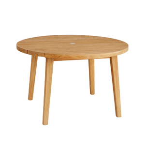 Table à manger ronde en bois massif, table de cuisine en bois massif, plateau en marbre, mobilier moderne pour maison, villa, appartement - Product Image 4