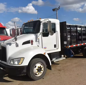 Potente Camión Kenworth H T170 de 2014 con Plataforma Plana de 16 pies - 260HP, Automático, Puerta Trasera, Volante a la Izquierda, Envío Rápido - Product Image 4