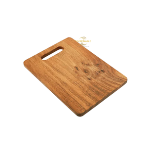 Tabla de Cortar de Madera de Estilo Rústico, Tabla de Madera Natural para Servir y Cortar - Product Image 1