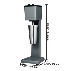 Frullatore Professionale per Milkshake da 375W, Mixer per Bevande a Testa Singola con 3 Velocità, Frullatore Commerciale Premium - Product Image 2