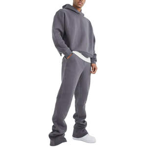 ชุดวอร์มผู้ชายคุณภาพพรีเมียม สตรีทแวร์ ล้างสีแบบแอซิดวอช  รับสกรีนโลโก้ ชุดวิ่งออกกำลังกายกลางแจ้ง น้ำหนักเบา - Product Image 2