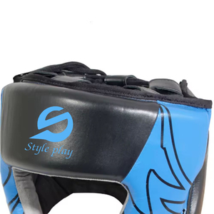 Protège-tête de boxe professionnel léger en cuir PU, durable, avec fermeture auto-agrippante réglable, respectueux de l'environnement - Product Image 2