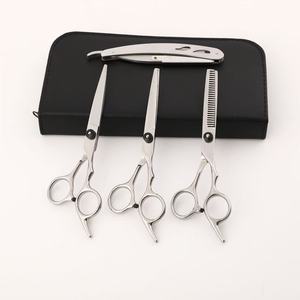Custom Quality 6 Inch Flat Tooth Straight Hairdressing Stainless Steel Cutting Tools <b>Set</b> for Salon Scissors <b>Barber</b> - Product Image 5