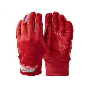 Guantes de Bateo de Béisbol Personalizables de Alta Calidad en Poliéster/Algodón, Transpirables, con Cierre de Gancho y Bucle, para Mano Derecha, Profesionales - Product Image 1