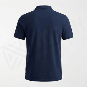 Vente en gros de polos pour hommes sur mesure avec logo imprimé, nouveau design, couleur unie, tissu tricoté, fabriqué au Pakistan - Product Image 2