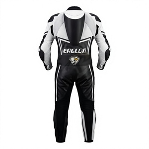 Traje de Carreras de Motocicleta Personalizado para Hombre, de Cuero Vacuno/Canguro GSXR, Mono de Una Pieza, con Protección CE OEM y Soporte para la Espalda - Product Image 2