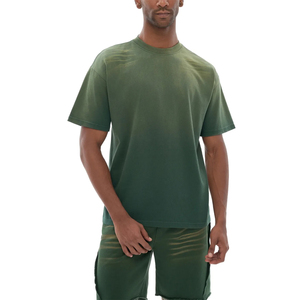 Men's Summer Vintage <b>T</b>-Shirt Oversized 100% Cotton Streetwear Shirts Breathable Quick Dry Washed <b>T</b> shirts - Product Image 4