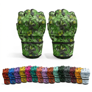 Gants de Sparring Homme Respirants à Demi-Doigts avec Logo Personnalisé – Protection des Mains pour l'Entraînement et le Fitness – Qualité Supérieure - Product Image 1