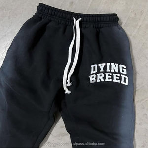 Sudaderas con capucha con LOGOTIPO personalizado de 480gsm desgastadas/parche bordado DTG serigrafía lavado ácido/chándal desteñido por el sol dividido acampanado - Product Image 6