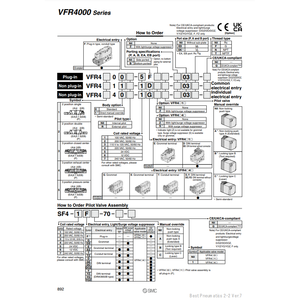 Électrovanne pneumatique SMC VFR4100-5FZ pièces pneumatiques - Product Image 1