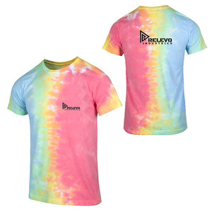 Unisex Acid Wash Tie-Dye T-Shirt | High-Quality Woven Fabric, Streetwear Style, <b>No</b> Brand, <b>No</b> <b>Logo</b> - Product Image 6