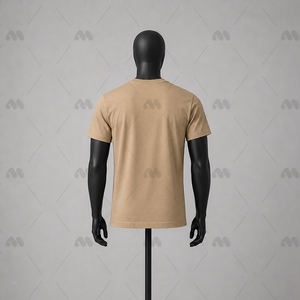T-shirts blancs unis pour hommes en jersey 100% coton, manches courtes, col rond, tailles S à 5XL, design personnalisé, logo OEM, impression numérique - Product Image 4