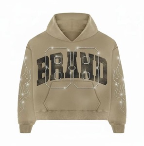 Sudadera con Capucha de Forro Polar Tejido de Poliéster/Algodón para Invierno, Diseño de Última Moda, 300 Gramos, Impermeable, Ecológica y Transpirable - Product Image 3