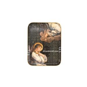 Nouvel Arrivage Plateau en Aluminium Émaillé Style Européen pour Fruits, Multifonctionnel, Décoration de Service pour Mariage, Ramadan, Noël - Product Image 2