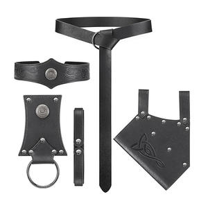 Cinturones Vikingos 2026, Gran Venta, Grabado Personalizado, Fabricación al por Mayor, Cinturón Vikingo Unisex con Bolsas para Accesorios - Product Image 1