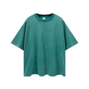 Camiseta de Verano Casual de Hip Hop Personalizada de Primera Calidad, 100% Algodón Peinado, de Alta Calidad, Manga Corta, Estilo Holgado para Hombre - Product Image 4