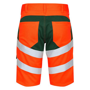 Best Quality Construction Cargo Multi Pocket Shorts Reflective Tape High Visibility Safety 100% Cotton Security <b>Working</b> Shorts - Product Image 4